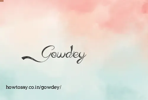 Gowdey