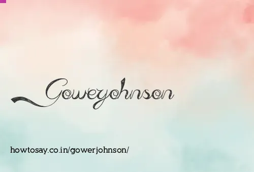 Gowerjohnson