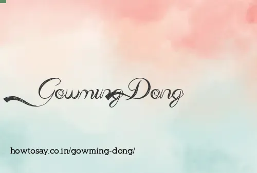 Gowming Dong