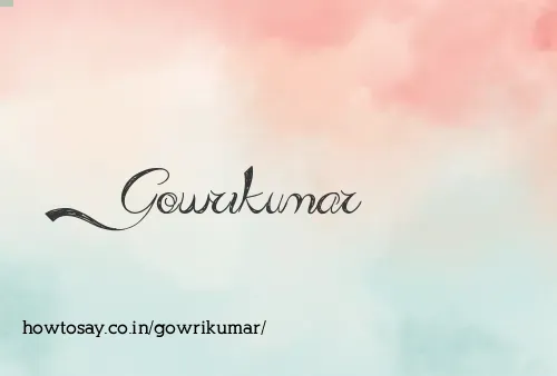 Gowrikumar