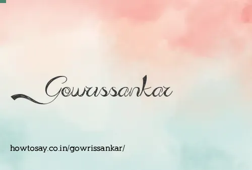 Gowrissankar