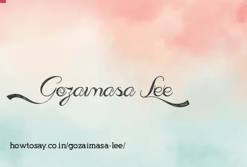 Gozaimasa Lee