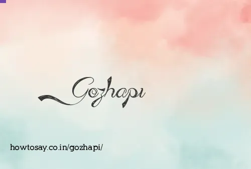 Gozhapi