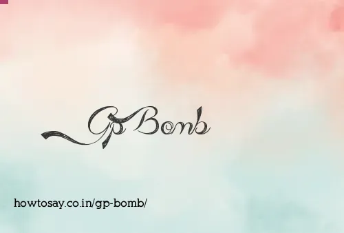 Gp Bomb