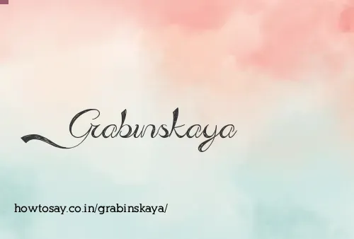 Grabinskaya