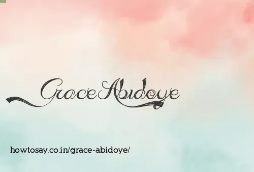 Grace Abidoye