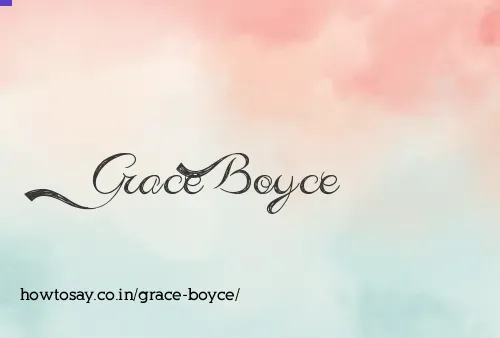 Grace Boyce