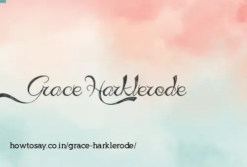 Grace Harklerode
