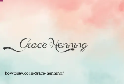 Grace Henning