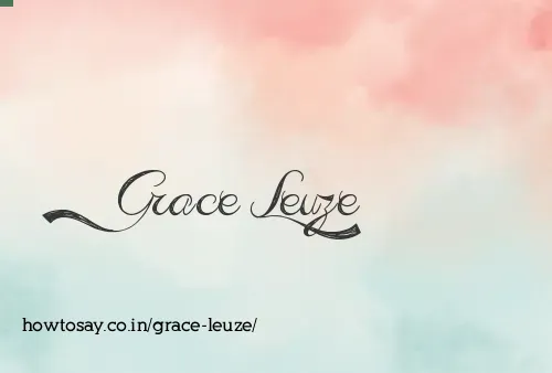 Grace Leuze