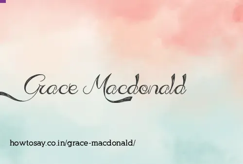 Grace Macdonald