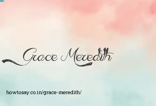 Grace Meredith