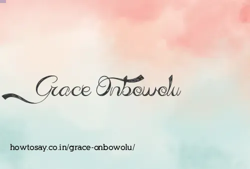 Grace Onbowolu