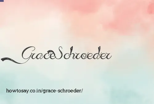 Grace Schroeder