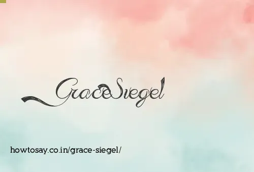Grace Siegel