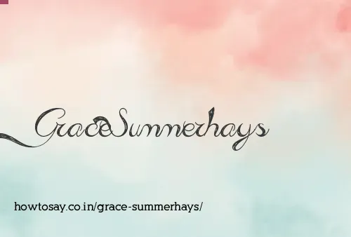 Grace Summerhays