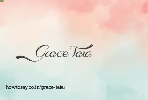 Grace Taia
