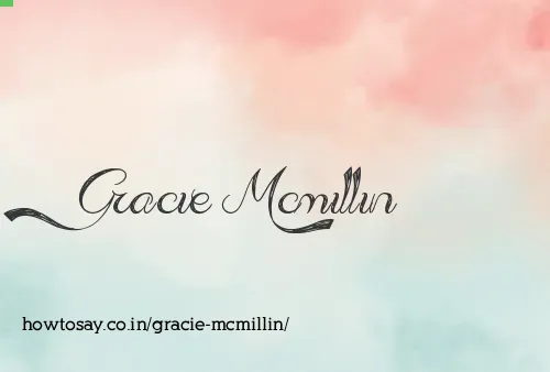 Gracie Mcmillin