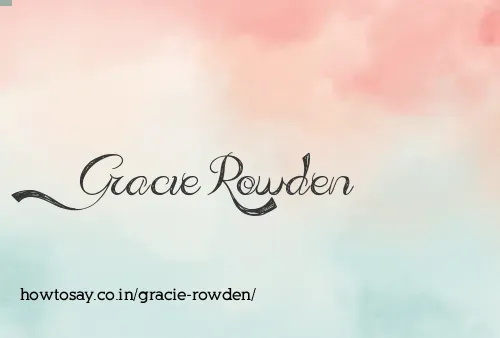 Gracie Rowden
