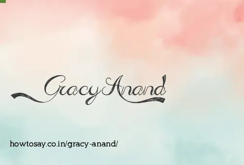 Gracy Anand