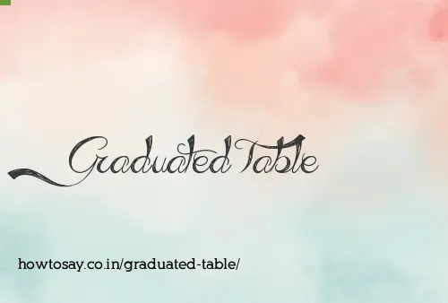 Graduated Table