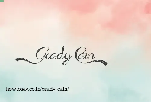 Grady Cain