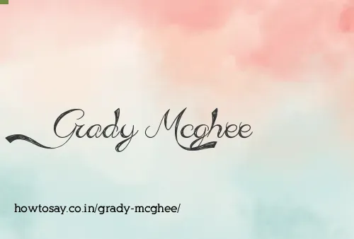 Grady Mcghee