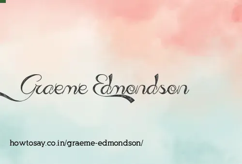 Graeme Edmondson