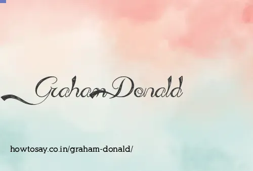 Graham Donald