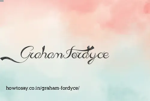 Graham Fordyce