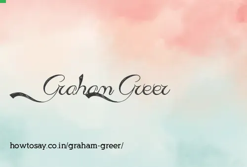Graham Greer