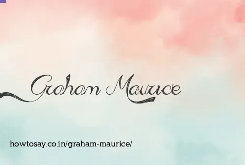 Graham Maurice