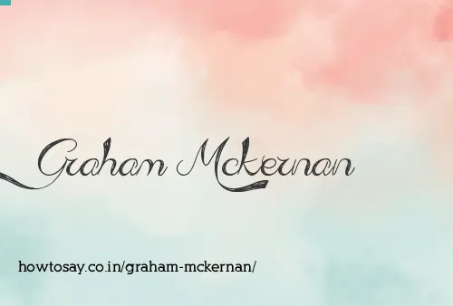 Graham Mckernan