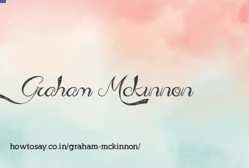 Graham Mckinnon