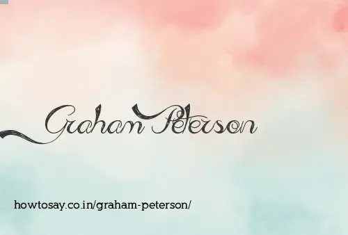 Graham Peterson
