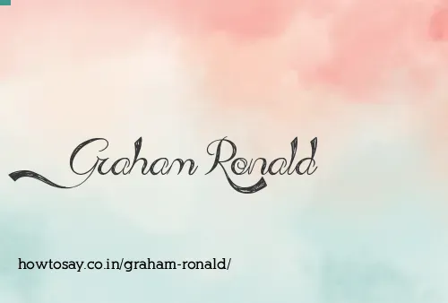 Graham Ronald