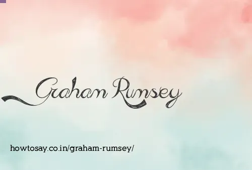 Graham Rumsey