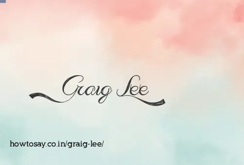 Graig Lee