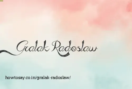 Gralak Radoslaw