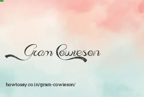 Gram Cowieson
