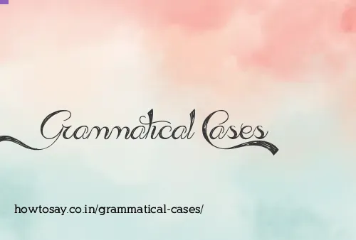 Grammatical Cases