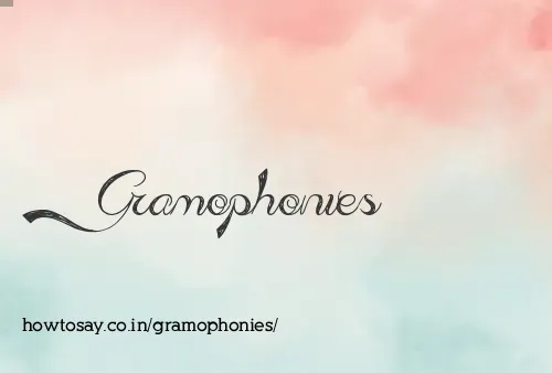 Gramophonies