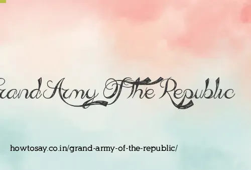 Grand Army Of The Republic