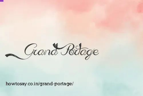 Grand Portage