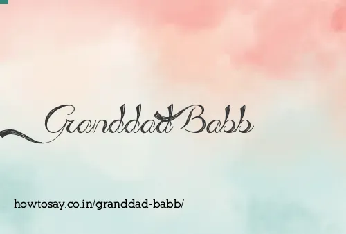 Granddad Babb