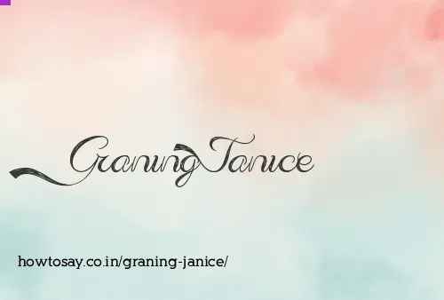 Graning Janice