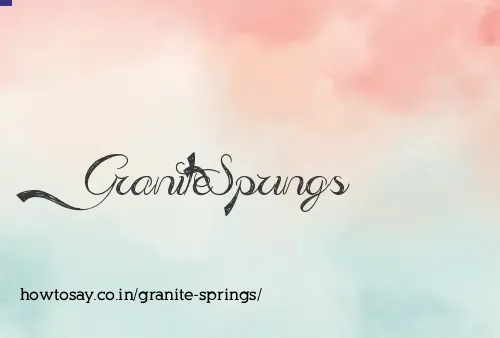 Granite Springs