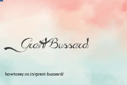 Grant Bussard