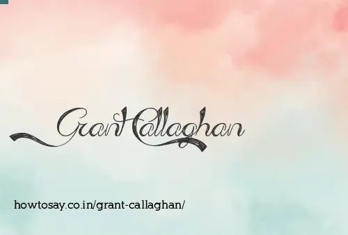 Grant Callaghan