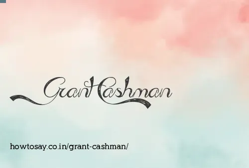 Grant Cashman